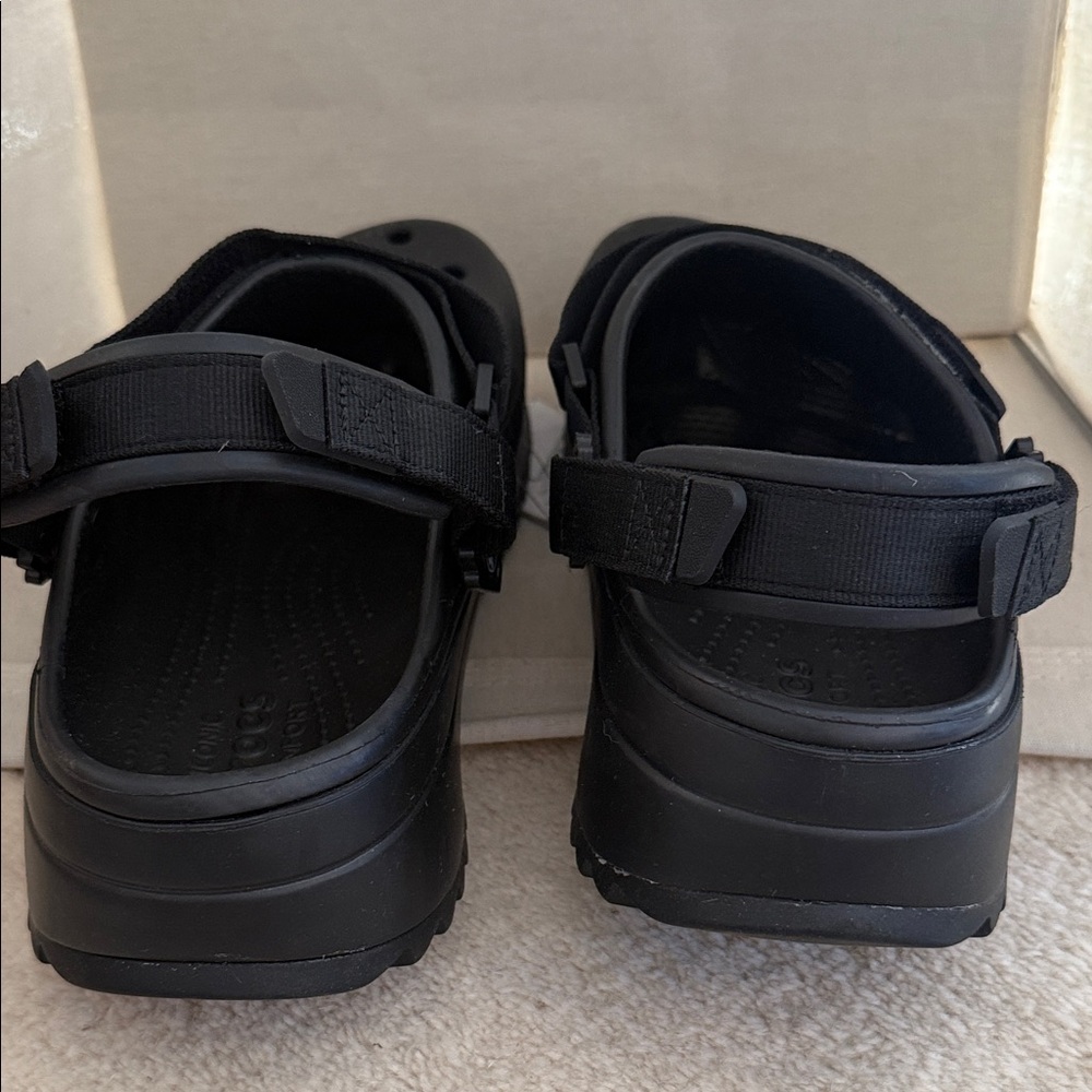CROCS Men's Black Slip-On Loafers - Picture 4 of 5